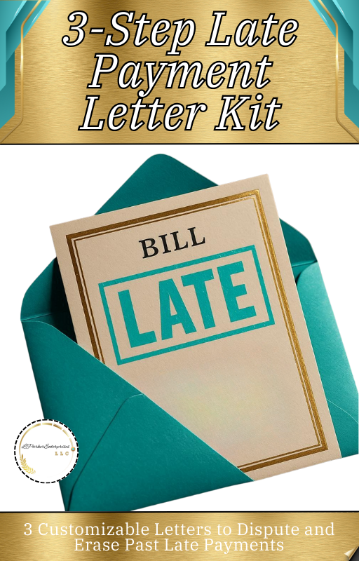 DIY 3-Step Late Payment Letter Kit
